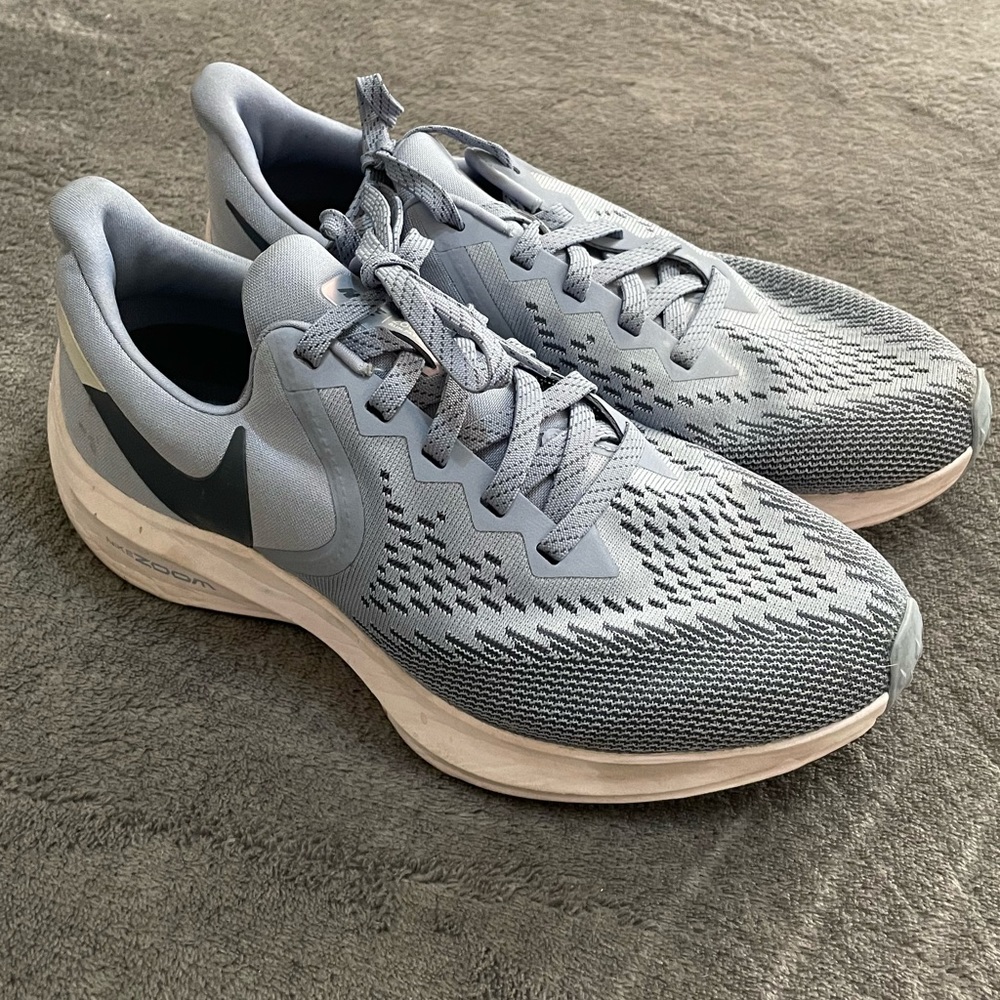 Womens Blue Nike Zoom Running Shoes Sneakers